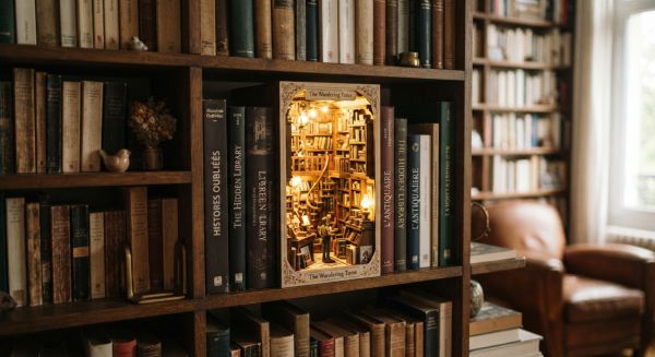 Discover top book nook kits to elevate your bookshelf style